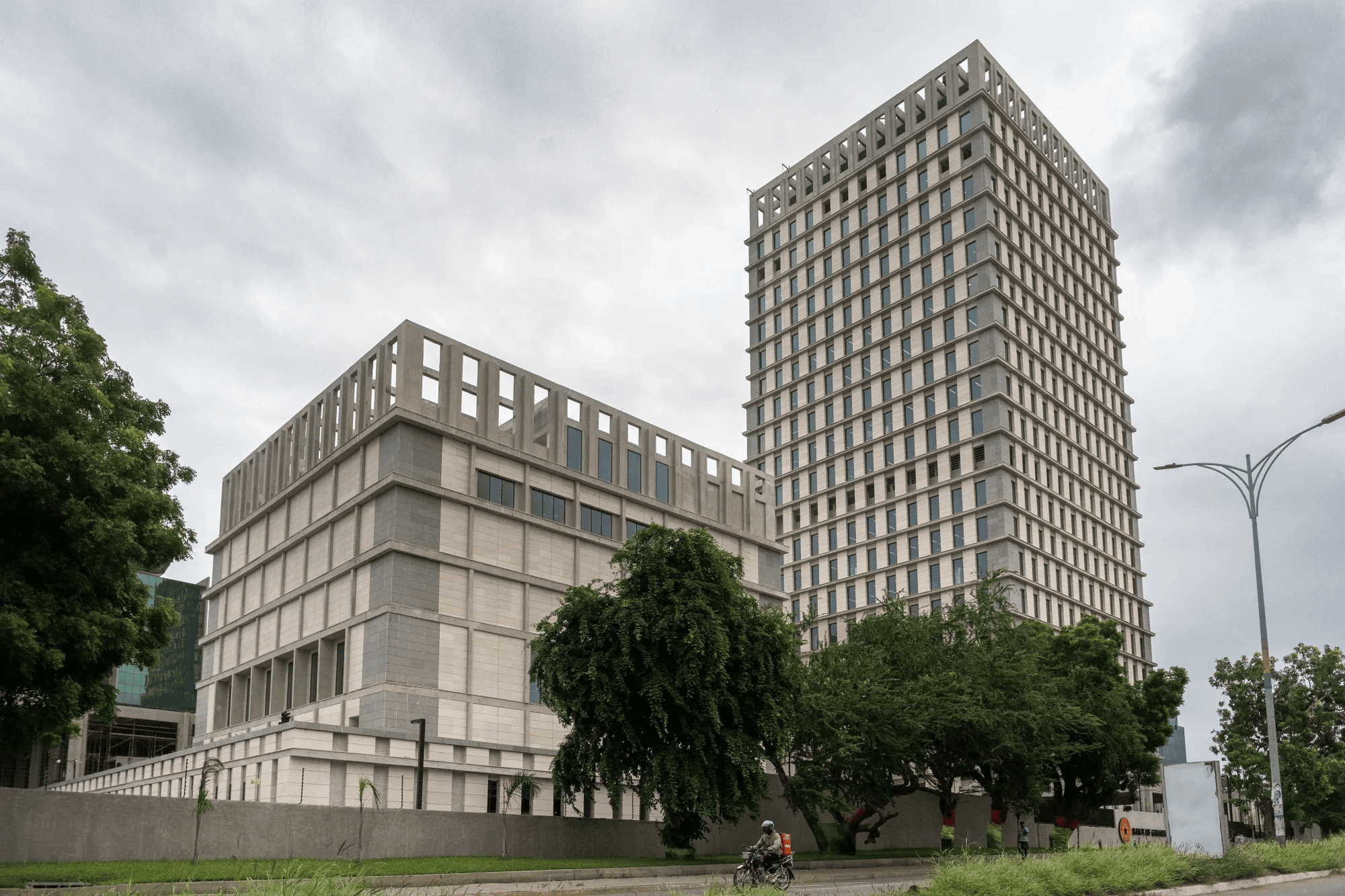 Bank of Ghana headquarters building Accra monetary policy interest rates 2026