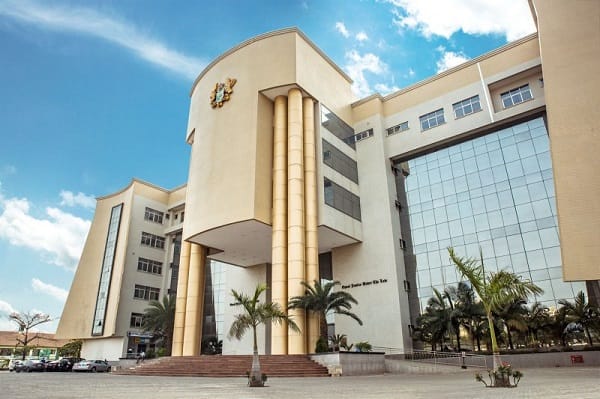 Ghana High Court building in Accra — court issued prohibition order against Stop Galamsey protest, February 24, 2026
