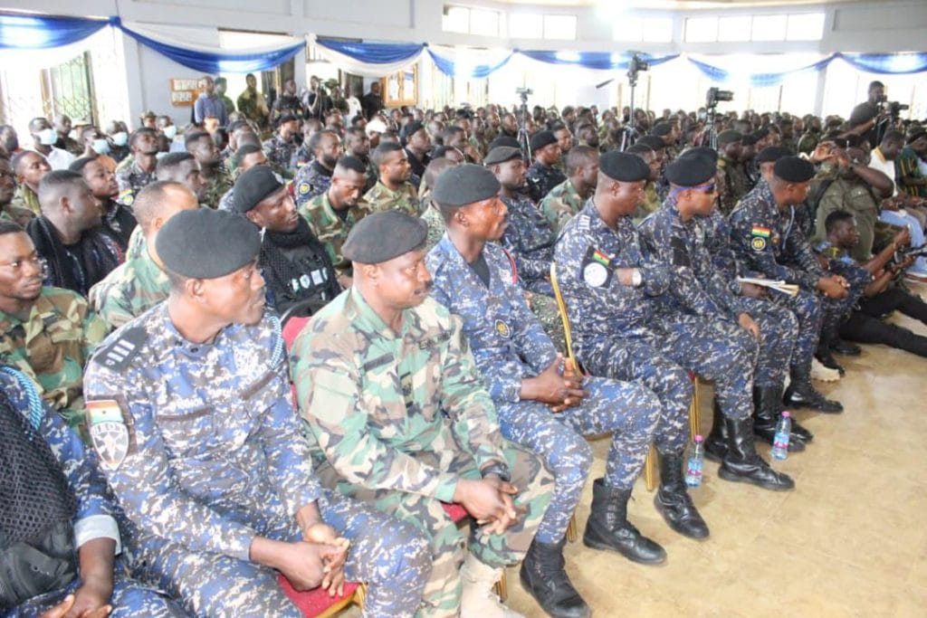 Ghana police arrest galamsey suspects Eastern Region mining equipment seized 2026