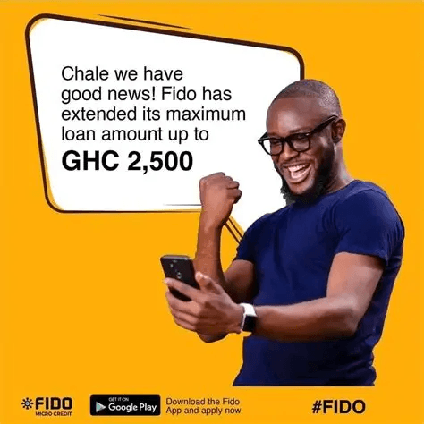 Ghanaian small business owner using mobile phone for digital loan application fintech