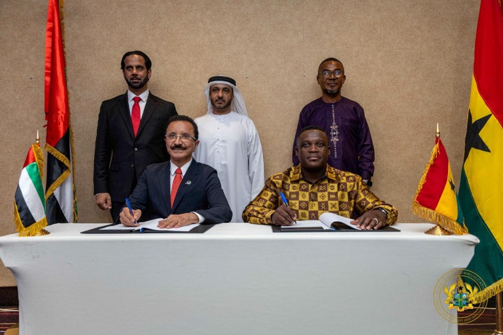 Ghana-UAE signing ceremony 