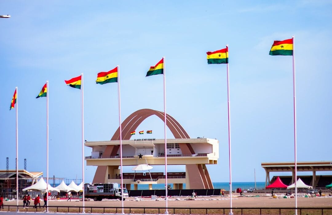 Ghana gold for oil policy 2026 showing fuel pump prices and gold bars representing the barter arrangement